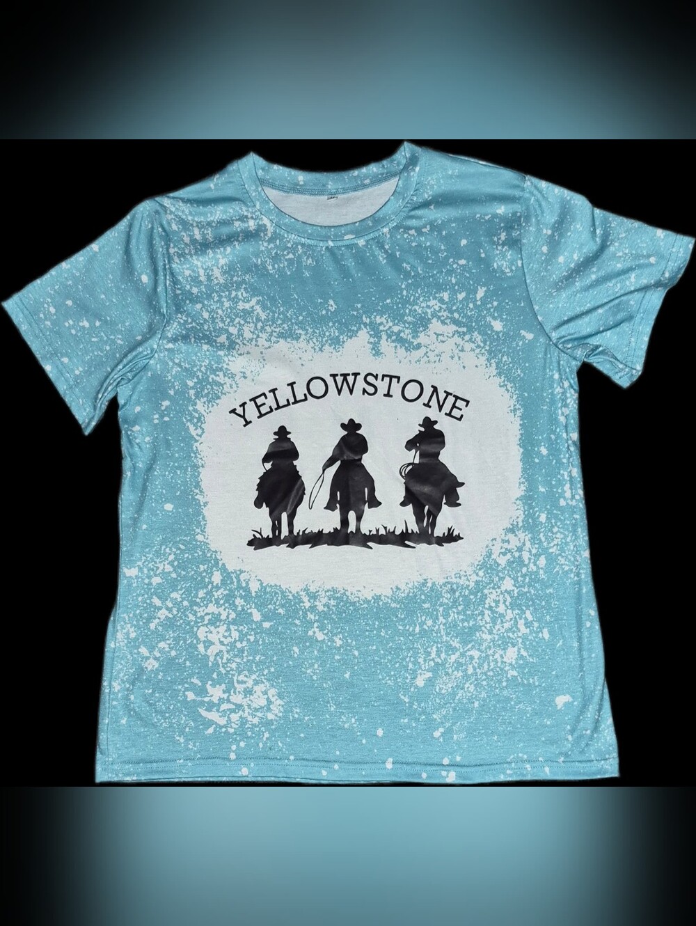 Yellowstone Ladies Light Blue Graphic Shirt